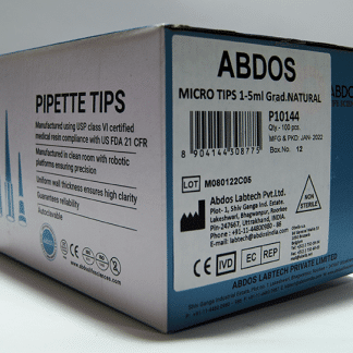 PUNTAS PARA MICROPIPETA COLOR NATURAL. CAPACIDAD 1.5mL.