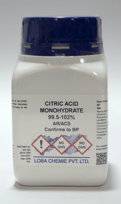 ÁCIDO CITRICO 1-HIDRATO AR