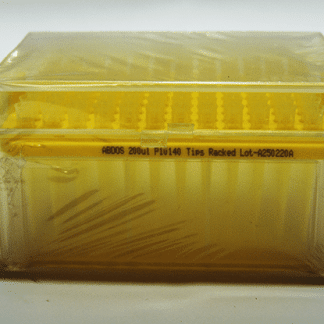 PUNTAS PARA MICROPIPETA COLOR AMARILLO. CAPACIDAD 1 - 200 uL. (Libres de Pirógenos, DNasas, RNasas)