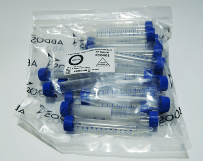 TUBOS PARA CENTRIFUGA NO ESTÉRIL CON TAPA CAPACIDAD 15 mL. (Libres de Pirógenos, DNasas, RNasas)