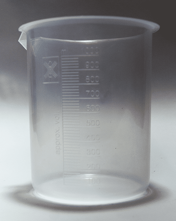 VASO DE PRECIPITADO PLÁSTICO CAP. 1000 mL.