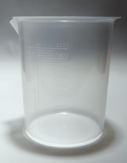 VASO DE PRECIPITADO PLÁSTICO CAP. 2000 mL.