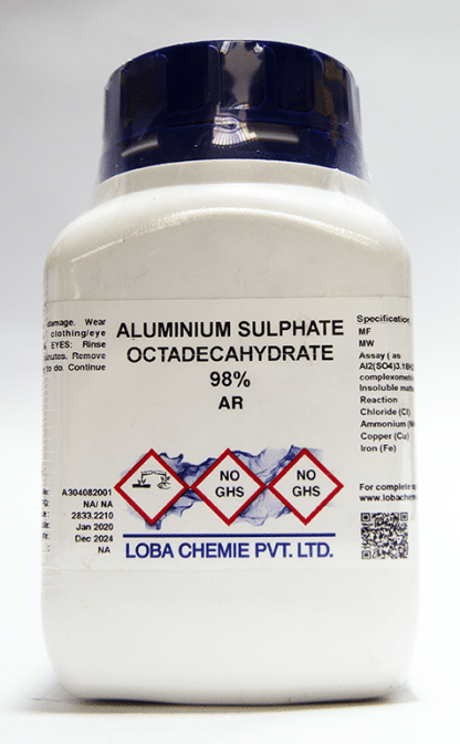 ALUMINIO SULFATO 18-HIDRATO AR