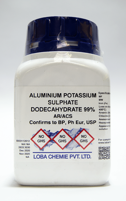 ALUMINIO Y POTASIO SULFATO 12-HIDRATO ACS