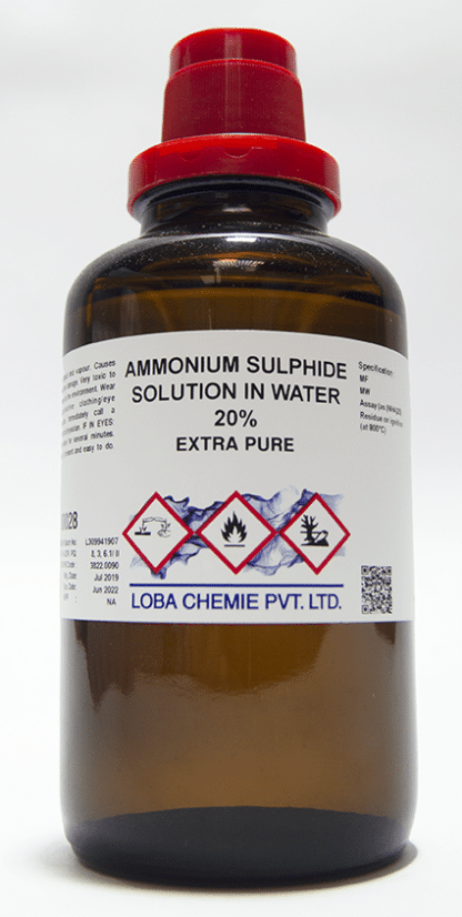 AMONIO SULFURO SOLUCION 20%