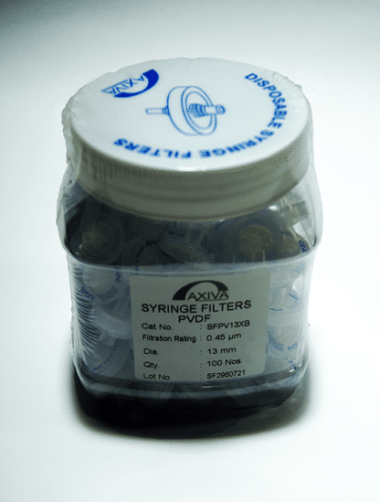 FILTRO DE JERINGA PVDF 0.45 um 13 mm