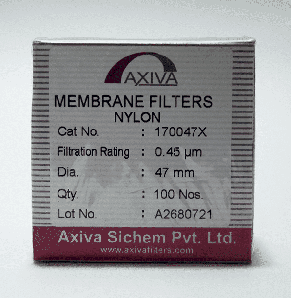 MEMBRANA NYLON 0.45 um 47 mm