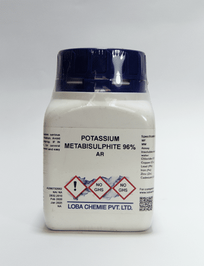 POTASIO DISULFITO (METABISULFITO) AR