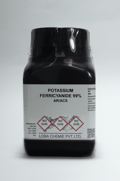 POTASIO FERRICIANURO (HEXACIANOFERRATO III) ACS
