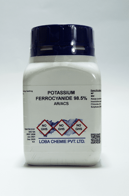 POTASIO FERROCIANURO (HEXACIANOFERRATO II) TRIHIDRATO ACS