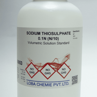 SODIO TIOSULFATO 0.1 N (Certificado trazable a NIST)