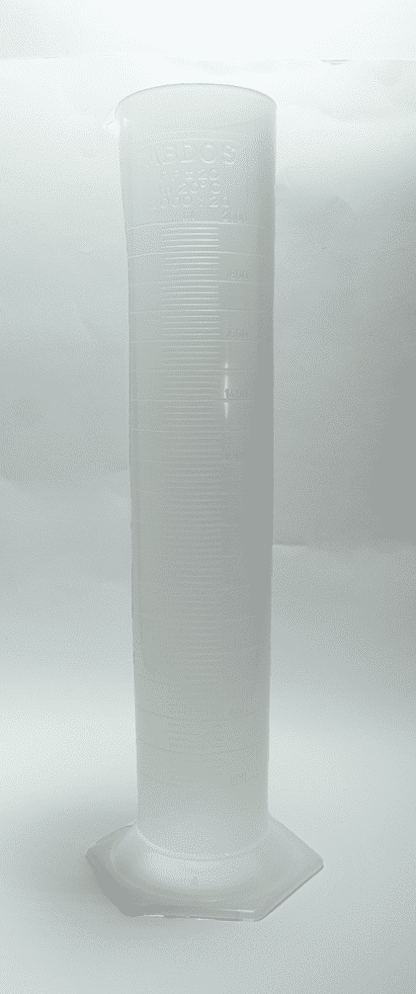 PROBETA GRADUADA EN ALTO RELIEVE PLÁSTICA CAPACIDAD 2000 mL.