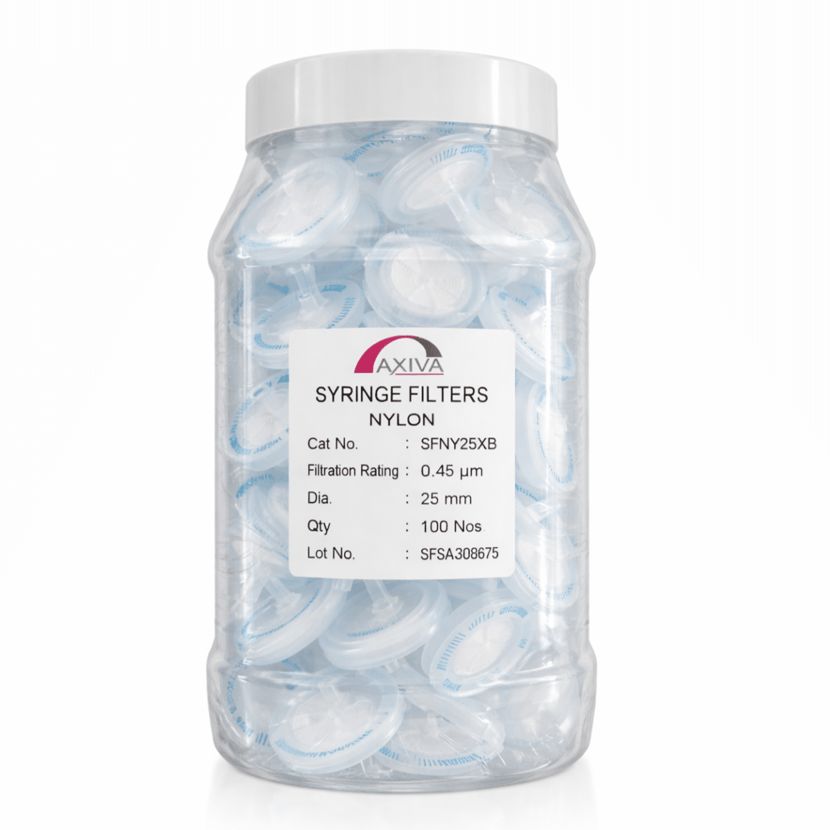 FILTRO DE JERINGA NYLON 0.45 um 25 mm