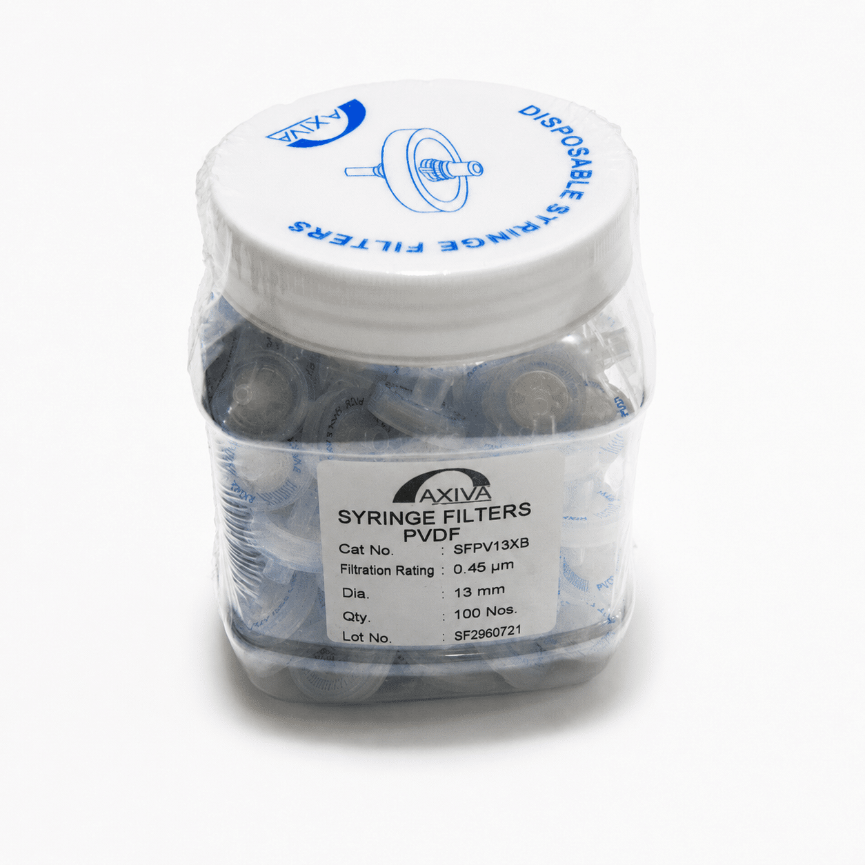 FILTRO DE JERINGA PVDF 0.45 um 13 mm