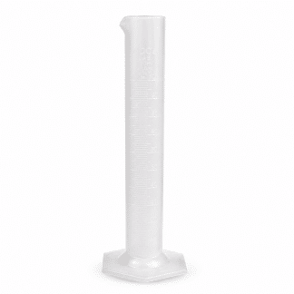 PROBETA GRADUADA EN ALTO RELIEVE PLÁSTICA CAPACIDAD 100 mL.