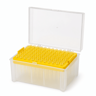 PUNTAS PARA MICROPIPETA COLOR AMARILLO. CAPACIDAD 1 - 200 uL. (Libres de Pirógenos, DNasas, RNasas)