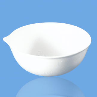 CÁPSULA DE EVAPORACIÓN EN PORCELANA CON PICO Y FONDO REDONDO