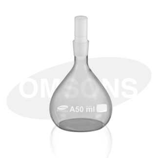 PICNÓMETRO, SIN TERMÓMETRO, CALIBRADO. CON CERTIFICADO INDIVIDUAL