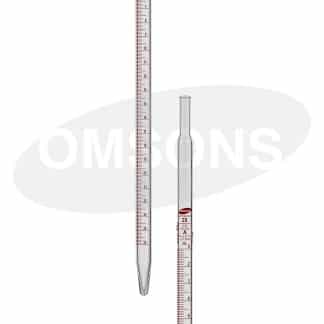 PIPETA GRADUADA CLASE A. CERTIFICADO INDIVIDUAL