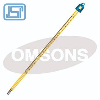 TERMÓMETRO DE VIDRIO EN ALCOHOL ROJO