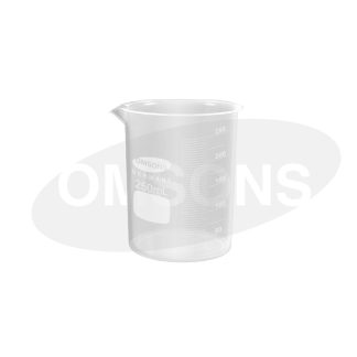 VASO DE PRECIPITADO GRADUADO EN ALTO RELIEVE PLÁSTICO