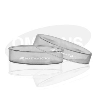 CAJA PETRI EN VIDRIO BOROSILICATO