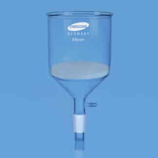 EMBUDO EN VIDRIO CON PLACA FILTRANTE