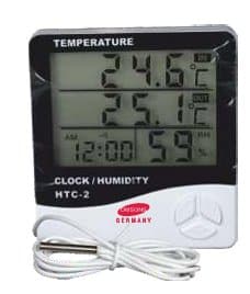 TERMOHIGROMETRO DIGITAL CON SONDA DE TEMPERATURA